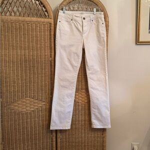 St. John's Bay White Straight-Leg Jeans